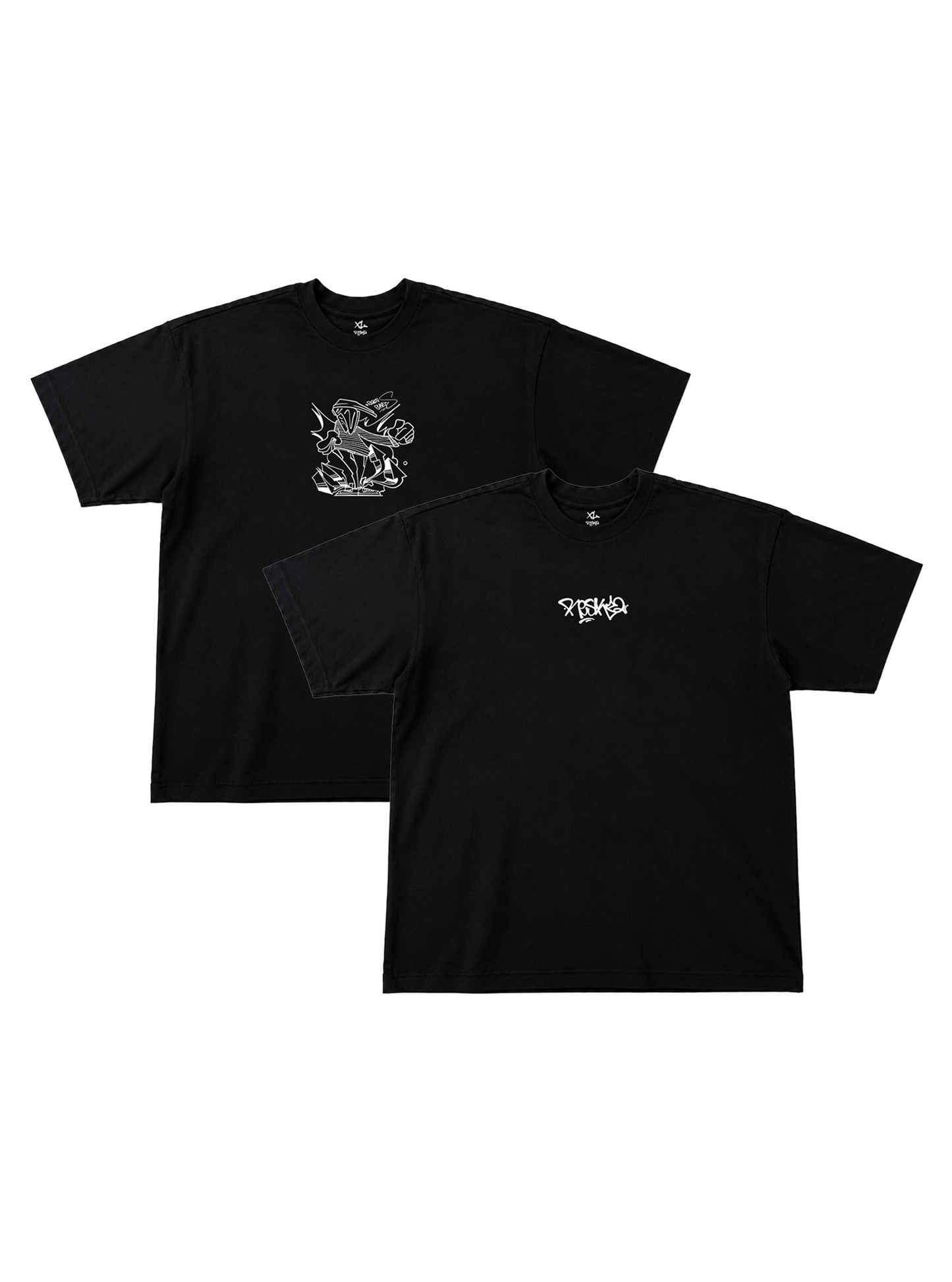 Kit 2 Camisetas Drop #04 + Ecobag e Adesivos